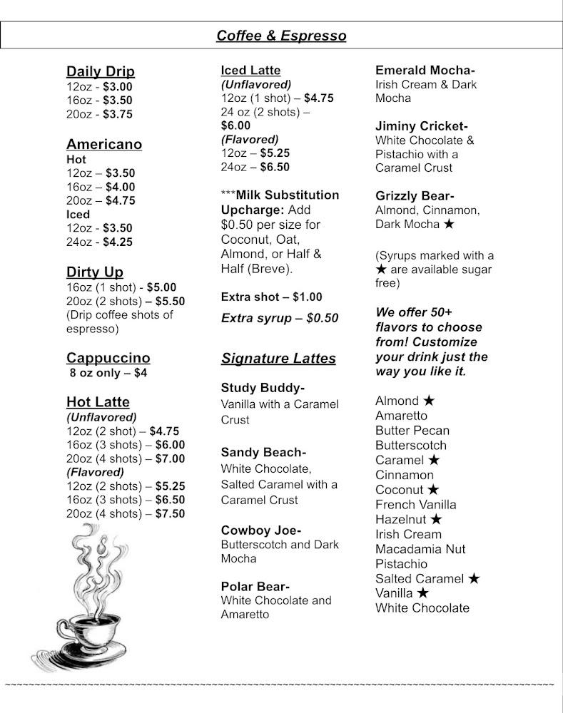 Get Real Coffee Menu image 2