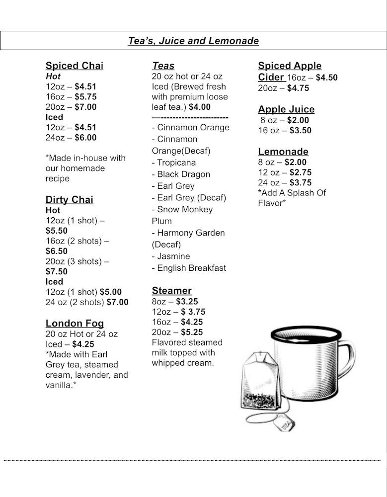 Get Real Coffee Menu image 3